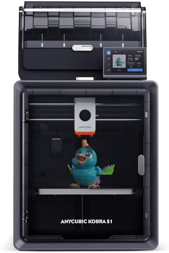 Anycubic Kobra S1 – imprimante 3D avec écran tactile et boîtier fermé